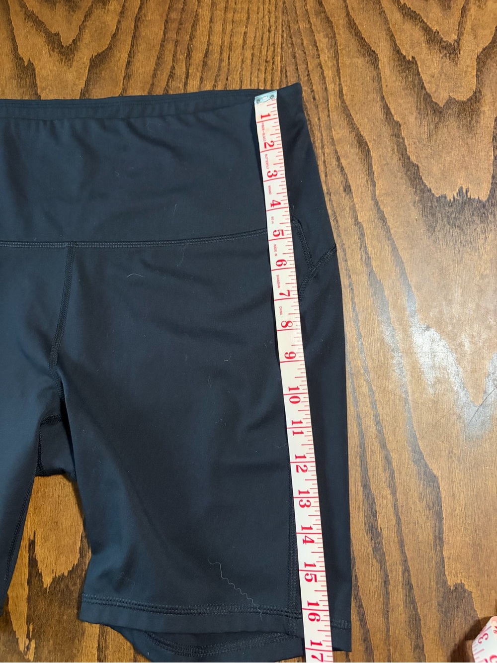 High-Rise Black All In Motion Women's Active Shorts - Picture 3 of 5